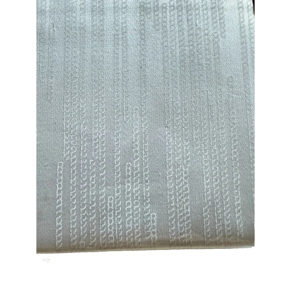 Vera Wang Chain Links Queen Pillowcases Set Of 2 Satin Weave 100% Cotton 300 TC